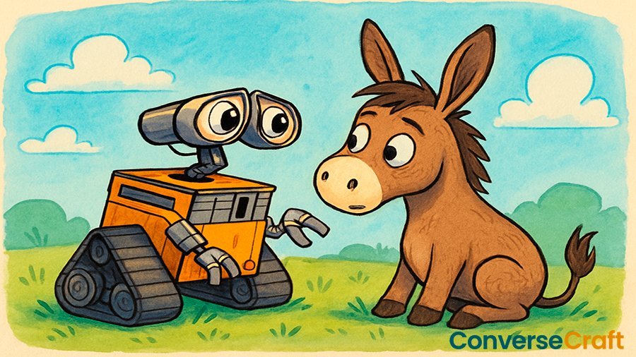 Illustrative image: AI, the Mule