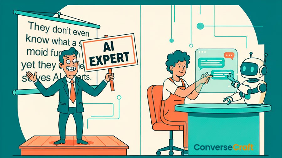 Illustrative image: The Fake Expert 🤓